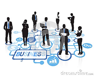 Business People Corporate Connection Concept Stock Photo