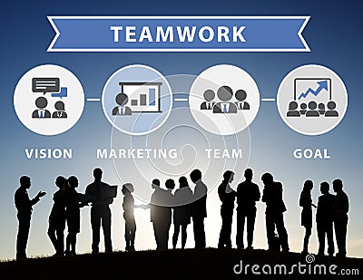 Business People Corporate Meeting Connection Teamwork Concept Stock Photo