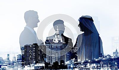 Business People Deal Agreement Partners Collaboration Concept Stock Photo