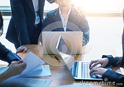 Business People Meeting Corporate Success Brainstorming Teamwork Stock Photo