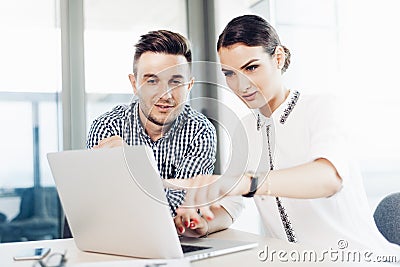 Business people, office life Stock Photo