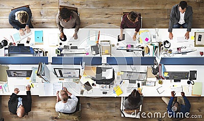 Business People Office Working Corporate Team Concept Stock Photo