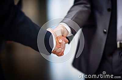 Business people shaking hands Stock Photo