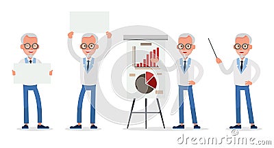 Business people vector character design no5 Vector Illustration