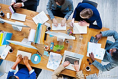 Business People Working Office Corporate Team Concept Stock Photo