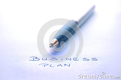 BUSINESS PLAN Stock Photo