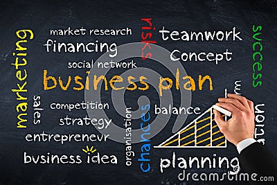 Business plan Stock Photo