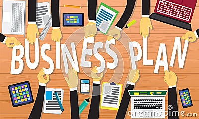 Business Plan Concept Vector Illustration