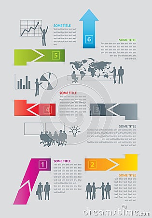 Business plan planning strategy Vector Illustration