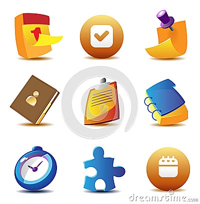 Business planning icons Vector Illustration