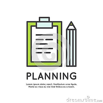 Business Planning and Scheduling Stock Photo