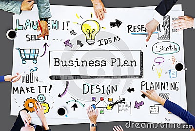 Business Planning Strategy Process Operations Concept Stock Photo