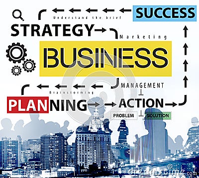 Business Planning Strategy Success Action Concept Stock Photo