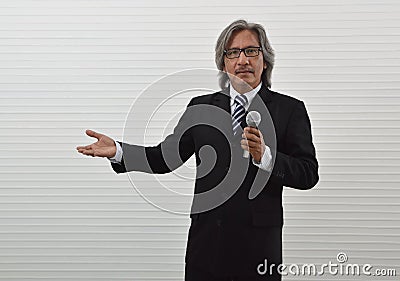 Business presentation and seminar concept Stock Photo