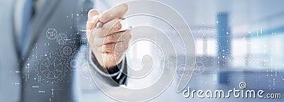 Business Process Optimization and Workflow Automation Stock Photo