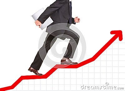 Business progress Stock Photo