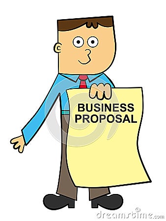 A business proposal for you Stock Photo