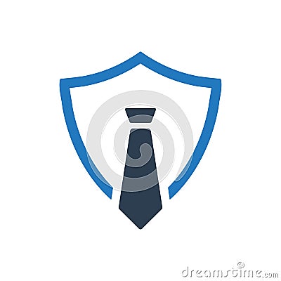 Business Protection Icon Vector Illustration