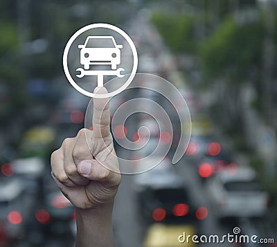 Business repair car concept Stock Photo