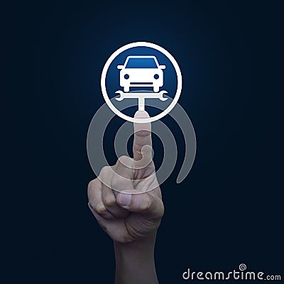 Business repair car concept Stock Photo