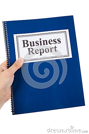 Business report Stock Photo