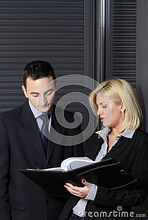 Business report Stock Photo