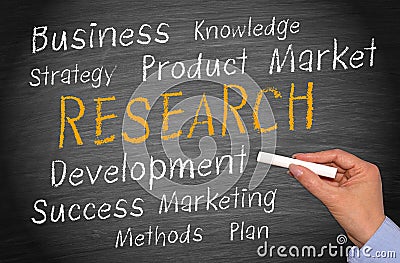 Business research concept Stock Photo