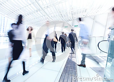 Business rush hour in Hong Kong Stock Photo