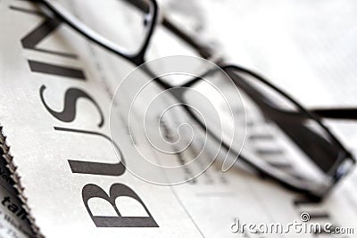 Business Section Stock Photo