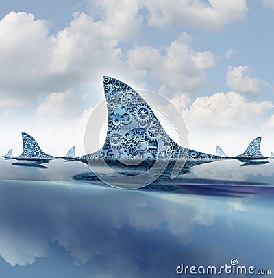 Business Shark Stock Photo