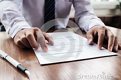 Business situation, job interview concept Stock Photo