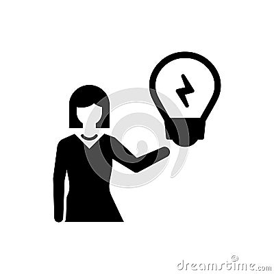 Business solution icon Vector Illustration