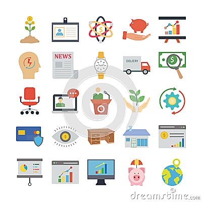 Business Startup Color Vector Icon which can easily modify or edit Vector Illustration
