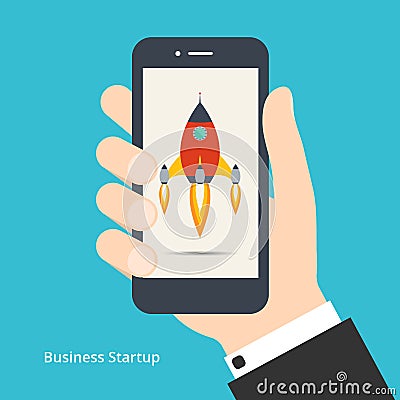 Business startup Vector Illustration