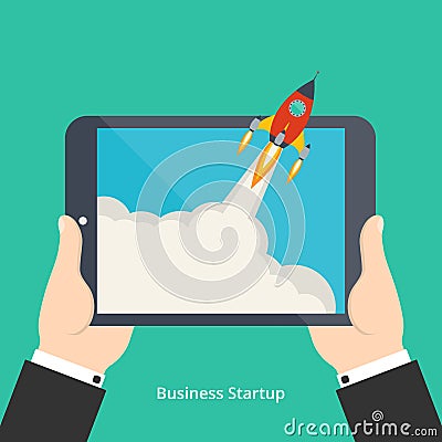 Business startup Vector Illustration