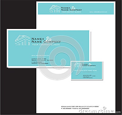 Business Stationery and Card Vector Illustration