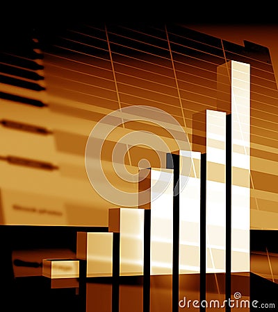 Business statistics Stock Photo