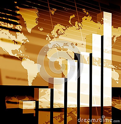 Business statistics Stock Photo