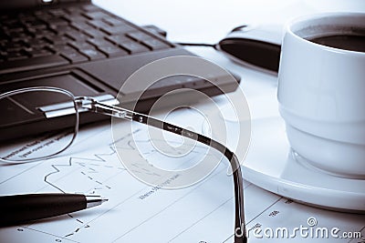 Business still-life Stock Photo