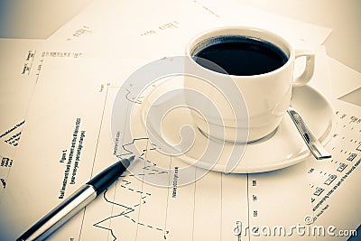 Business still-life Stock Photo