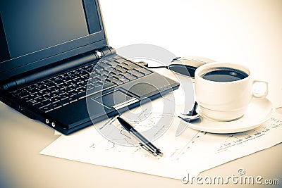 Business still-life Stock Photo