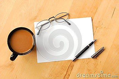 Business still life with copyspace Stock Photo
