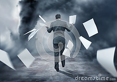 Business Storm Stock Photo