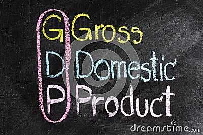 Business strategy GDP Stock Photo