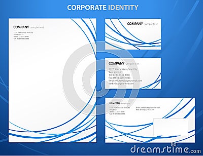 Business style templates Vector Illustration