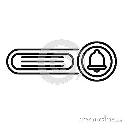 Business subscription icon outline vector. Model service Vector Illustration