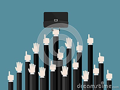 Business success Vector Illustration