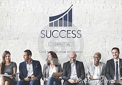 Business Success Report Graph Concept Stock Photo