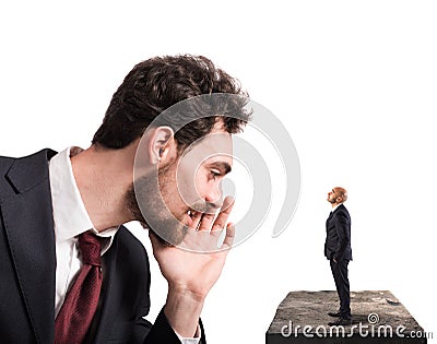 Business suggestion for work problems Stock Photo