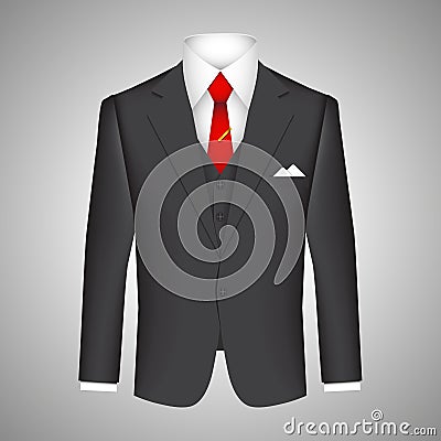 Business suit concept Vector Illustration